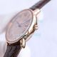 Replica Cartier Ronde Solo Diamonds Watch Rose Gold Brown Leather Strap 42MM (6)_th.jpg